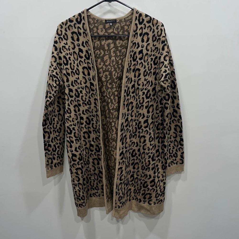 Dynamite  large long open cardigan